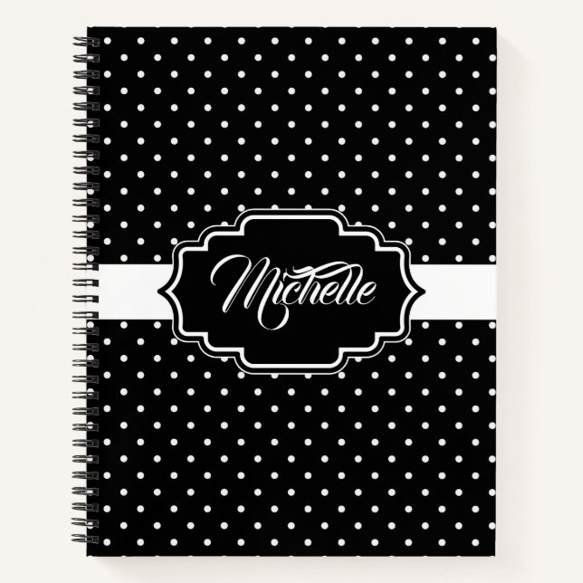 Carnet Points noirs et blancs (Devant)