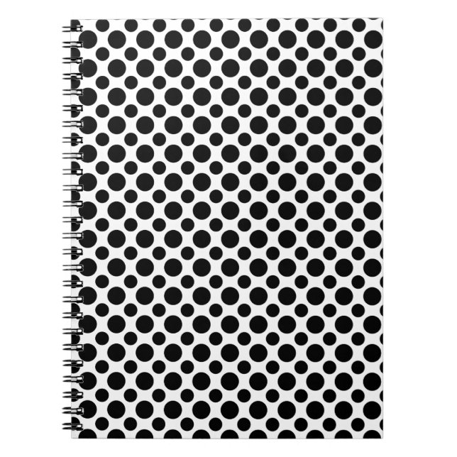 Carnet Points noirs et blancs grands et petits (Devant)