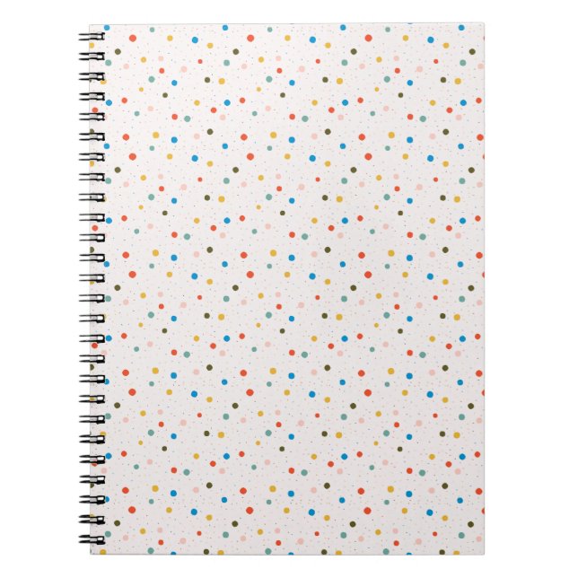 Carnet Points peints colorés  (Devant)