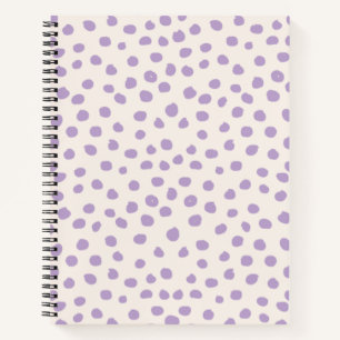 Carnet Points violets Préppy Points Posters de animaux mo