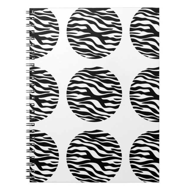 Carnet Pois de Zebra (Devant)