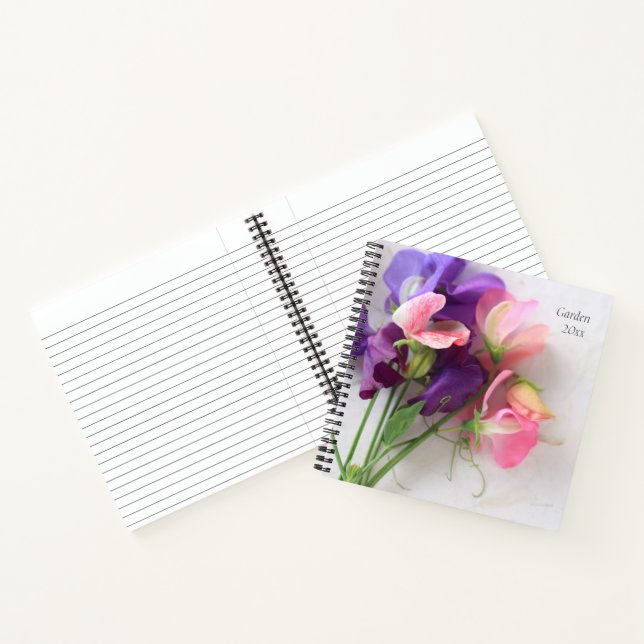 Carnet Pois doux sur papier texturé jardinage (Intérieur)