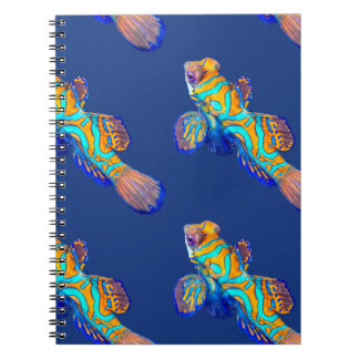 Carnet  Poisson mandarin 