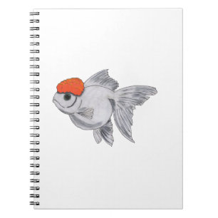 Carnet Poissons blancs et oranges d'animal familier