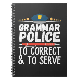 Carnet Police de grammaire pour servir et corriger les T-