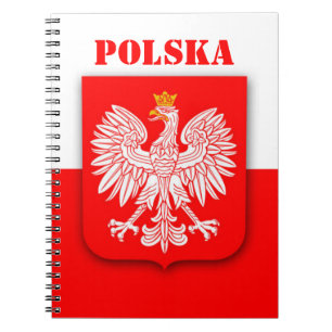 Carnet Pologne Drapeau Soccer patriotique Polska Voyage E