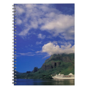 Carnet Polynésie française, Moorea. Baie de Cooks. Navire
