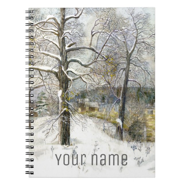 Carnet pont d'hiver (Devant)