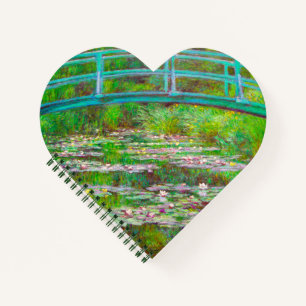 Carnet Pont japonais Monet et nappes d'eau