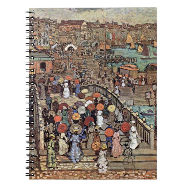 Carnet Ponte Della Paglia, Venise de Maurice Prendergast (Devant)
