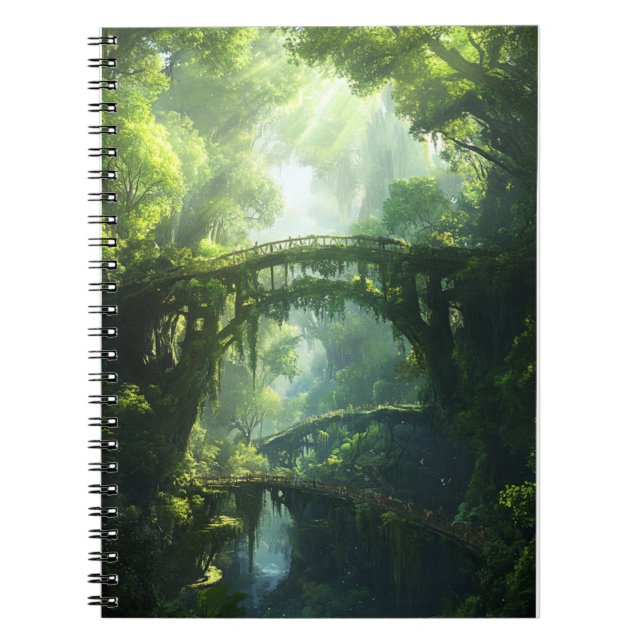 Carnet Ponts de la Canopée d'Émeraude - Forêt luxuriante (Devant)