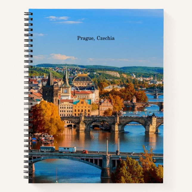 Carnet Ponts de Prague Czechia (Devant)