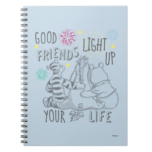 Carnet Pooh & Pals Les amis illuminent votre vie