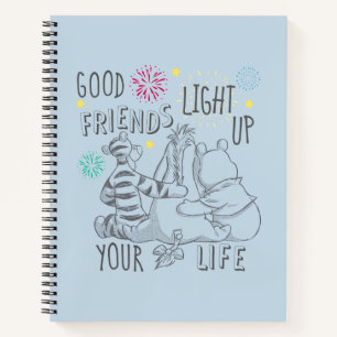 Carnet Pooh & Pals   Les amis illuminent votre vie
