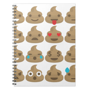Carnet poop emojis