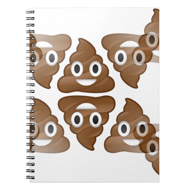 Carnet poop emojis (Devant)