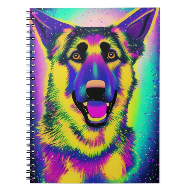 Carnet Pop Art berger allemand (Devant)
