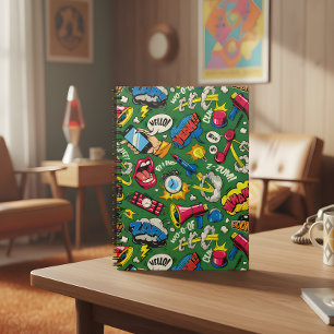 Carnet Pop Art Colorful Motif - Retro Comic Explosion