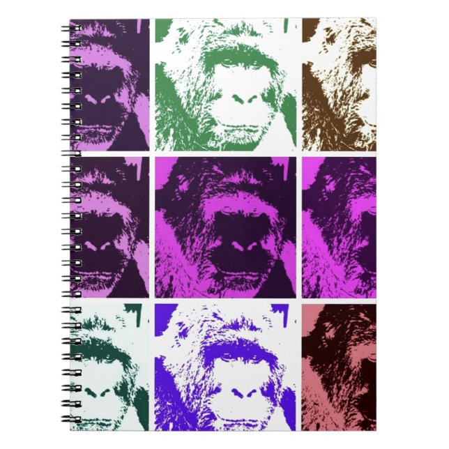 Carnet Pop Art Gorillas (Devant)