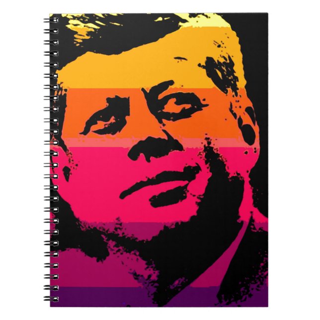 Carnet Pop Art Jack JFK John F. Kennedy (Devant)