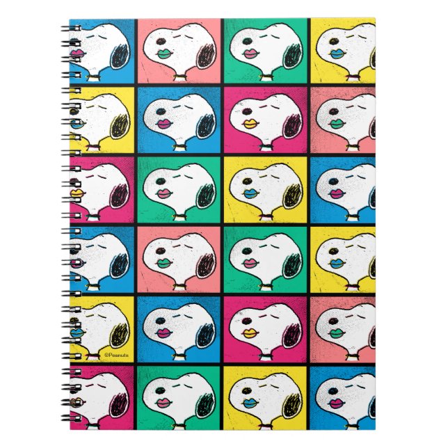 Carnet Pop Art Snoopy Lips | Mod pour vous Motif (Devant)
