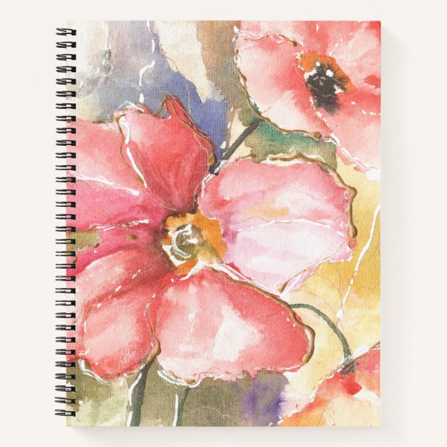 Carnet Poppies douces I (Devant)
