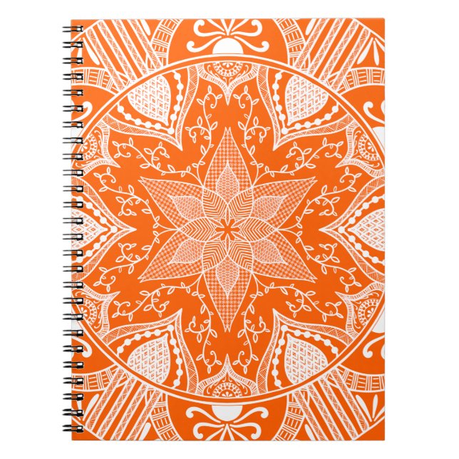 Carnet Poppy Mandala (Devant)