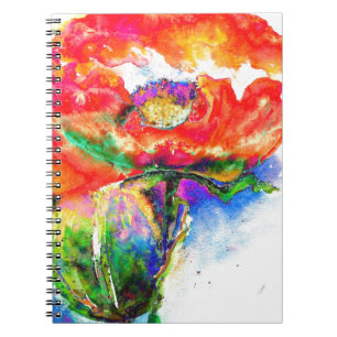 Carnet Poppy Red Solar