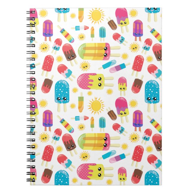 Carnet Popsicle Summer Design (Devant)