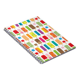 Carnet Popsicles et festins doux de dessert de barres de