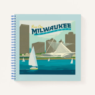 Carnet Port de Milwaukee Wisconsin Ville de Brew