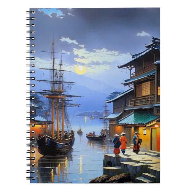 Carnet Port des Souvenirs : Soirée dans le Vieux Japon (Devant)