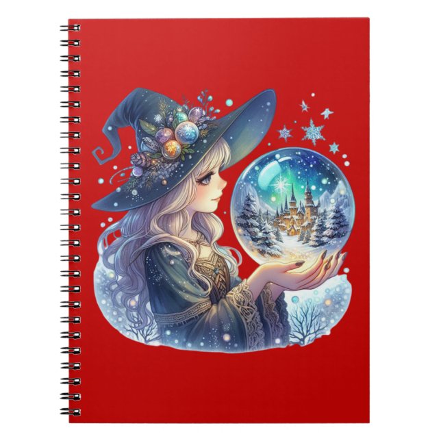 Carnet Porta-Copos (Coaster) Bruxa Natalina (Devant)