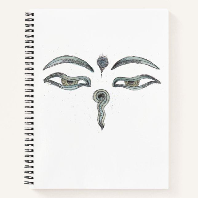 Carnet Portable Bouddha's Eyes (Devant)