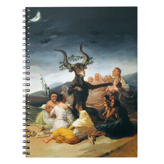Carnet Portable Goya Witch Sabbath (Devant)