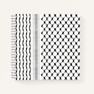 Carnet Portable personnalisé Motif Kufiya arabe palestin