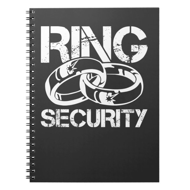 Carnet Porte-bague de mariage de sécurité (Devant)