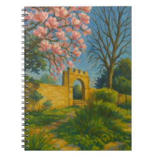 Carnet Porte Blossom - Peinture Jardin Enchantée