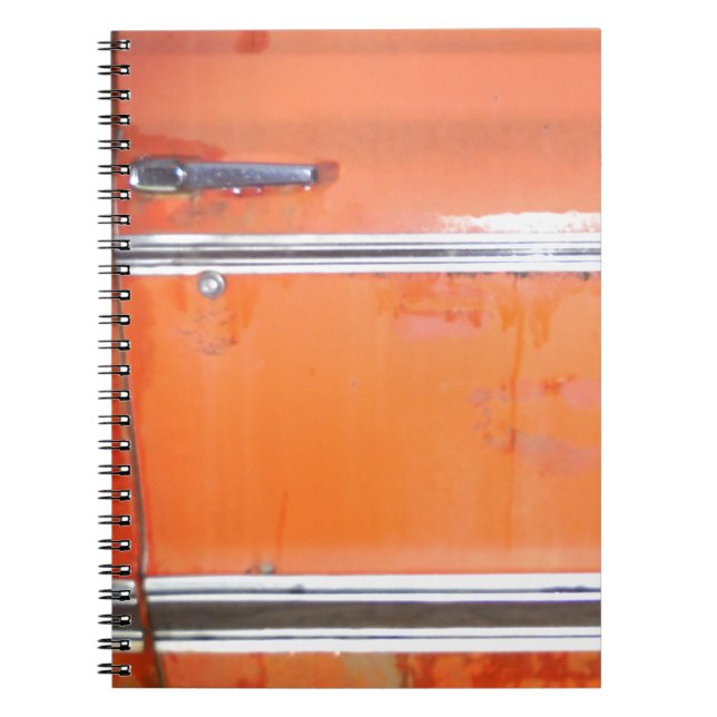 Carnet Porte de camion Orange Chevy (Devant)