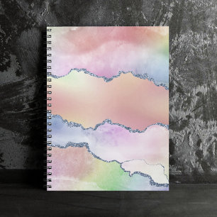 Carnet Porte de pêche Jolie aquarelle holographique Omb