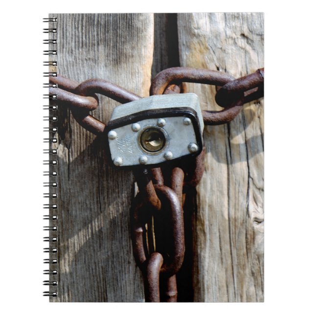 Carnet Portes en bois verrouillées (Devant)
