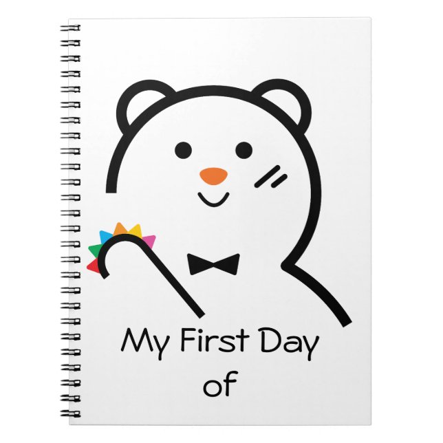 Carnet Portez mon premier jour (Devant)