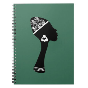 Carnet portrait abstrait afro-américain