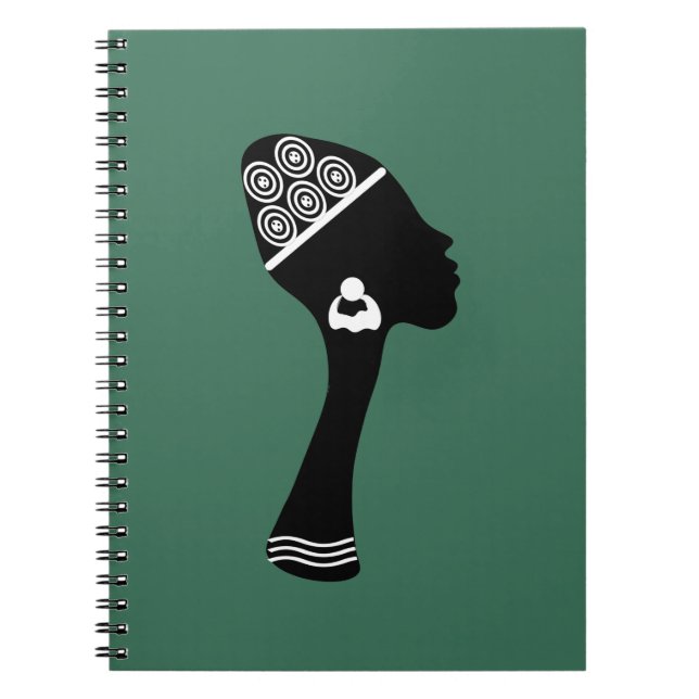 Carnet portrait abstrait afro-américain (Devant)