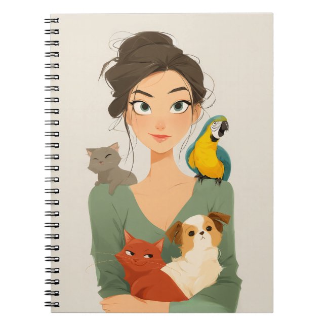 Carnet Portrait cosy de Pet Lover (Devant)