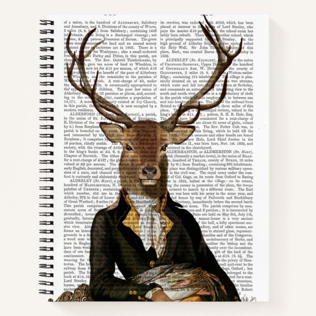 Carnet Portrait de cerfs (Devant)