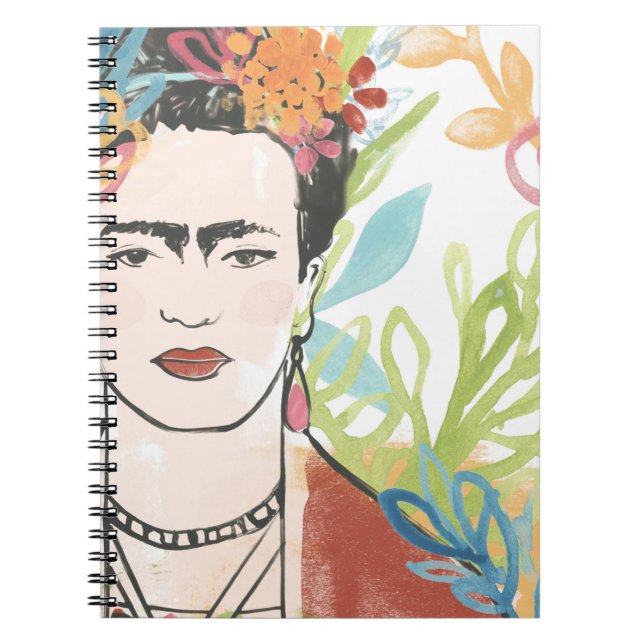 Carnet Portrait de Frida Kahlo (Devant)