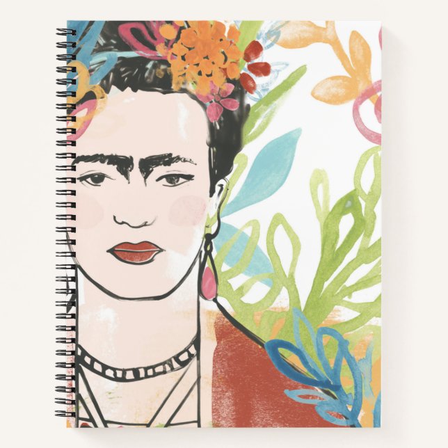 Carnet Portrait de Frida Kahlo (Devant)