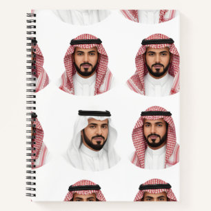 Carnet Portrait de hommes saoudiens Motif