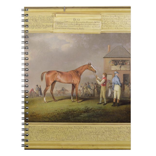 Carnet Portrait de "jeu-concours", la propriété de (Devant)